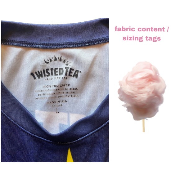 twisted tea promo t-shirt with bold sun graphic - Picture 3 of 3